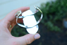 Landscape Jasper Feather Cuff