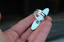 Red Falcon Jasper Split Ring // Size 8