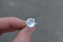 Rose Quartz Four Point Ring Size 8.25