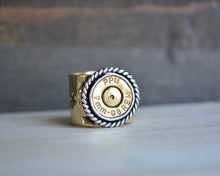 Brass Bullet Ring // Size 9