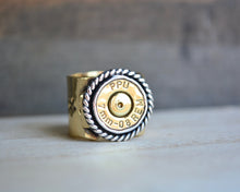 Brass Bullet Ring // Size 9