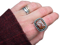 Red Blanket Rhyolite Ring