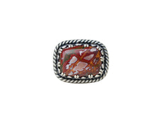 Red Blanket Rhyolite Ring