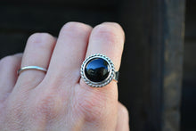 Black Onyx Ring // Round // Made to Order