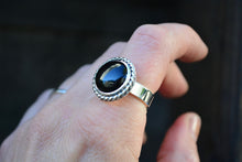 Black Onyx Ring // Round // Made to Order