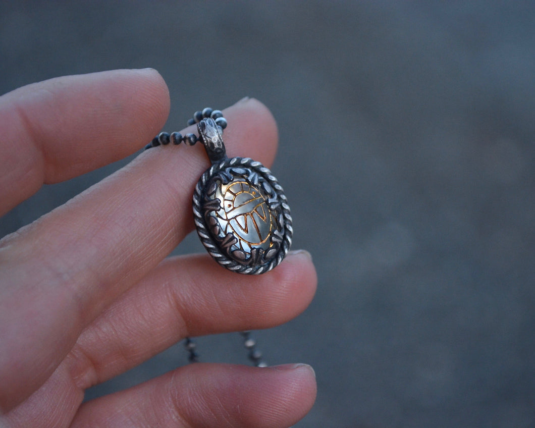 Vintage Scarab Necklace