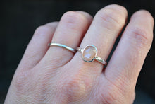 Peach Moonstone Stacking Ring