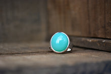 Turquoise Chalcedony Ring