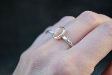 Peach Moonstone Stacking Ring
