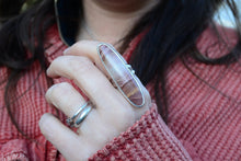 Red Falcon Jasper Split Ring // Size 8