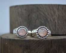 Peach man in Moonstone Signet Rings