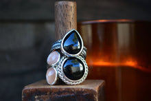 Black Onyx Ring // Round // Made to Order