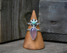 Flower Double Banded Ring #2 // Size 7.5