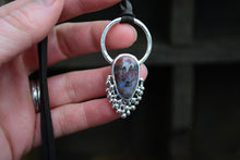 Bird Agate Door Knocker Necklace