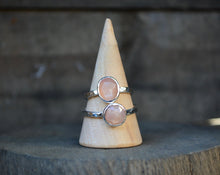 Peach Moonstone Stacking Ring