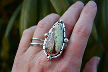 Lemon Chrysoprase Ring // Size 9.75-10