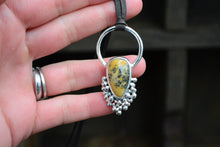 Dendritic Agate Door Knocker Necklace