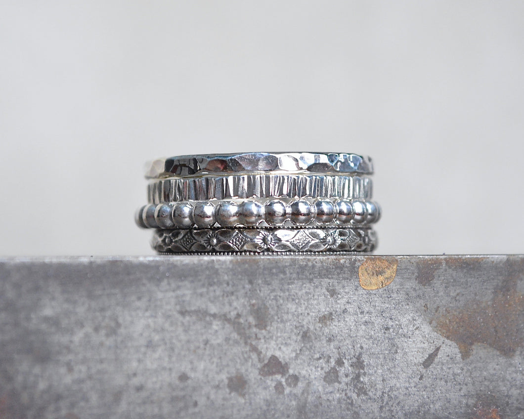 Mixed Stacking Ring Set