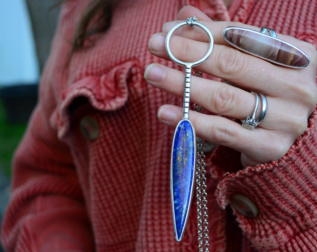 Lapis Defender Necklace