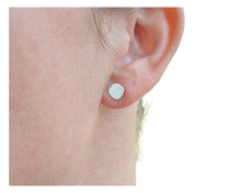 Recycled Pebble Stud Earrings