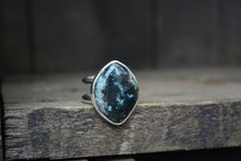 Clear Creek Plasma Agate Ring // Size 8