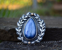 Kyanite Olive Branch Necklace