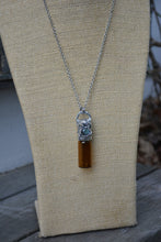 Labradorite Lotus Rollerball Necklace