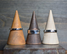 Recycled Hammered Sterling Silver Bands