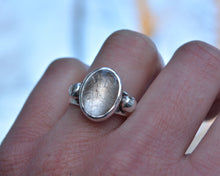 Rutilated Quartz Empress Ring Size 6.75