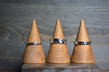 Recycled Hammered Sterling Silver Bands