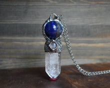 Lapis & Moonstone Crystal Wand