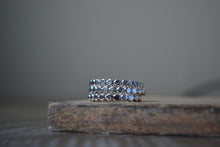 Flat Beaded Stacking Rings