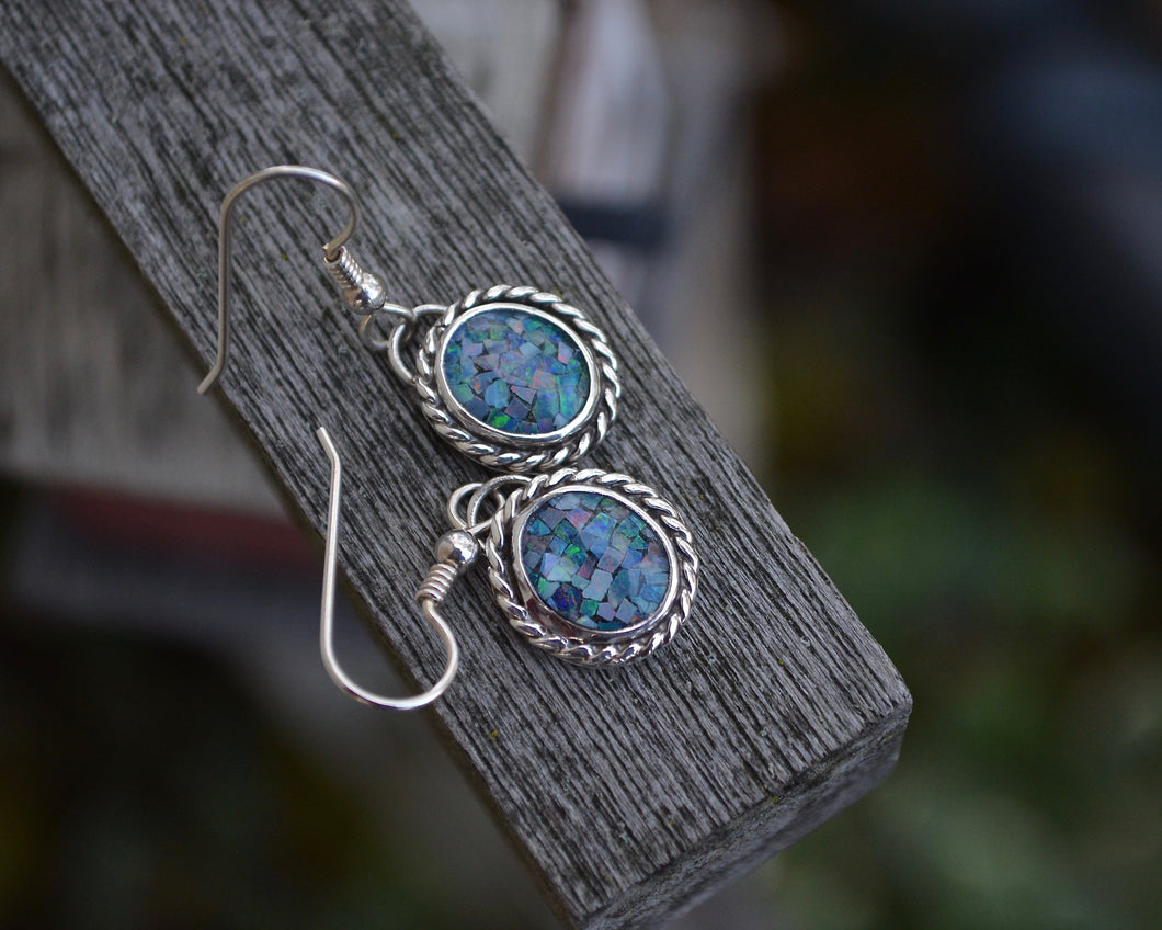 Opal Dangle Earrings