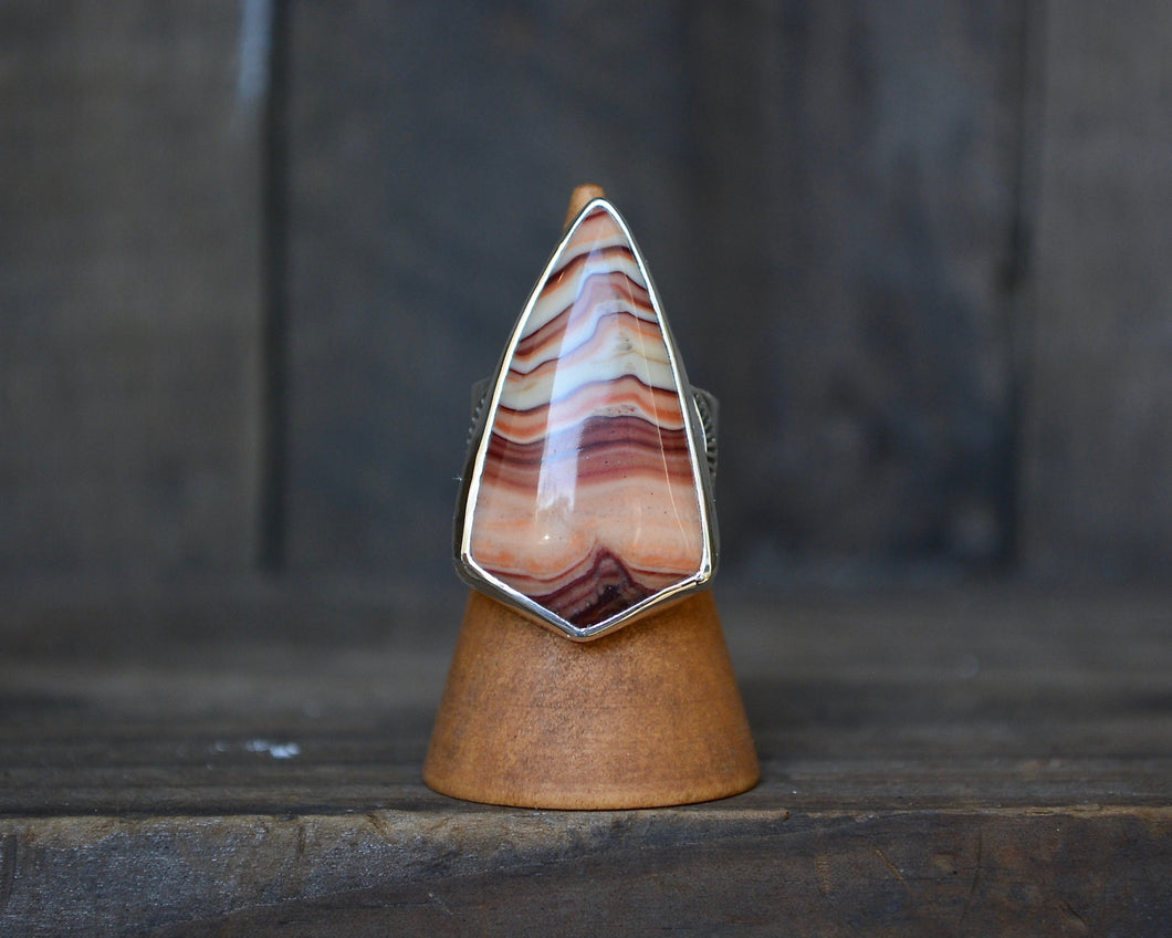 Rolling Hills Shield Ring // Size 7.75