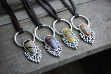 Dendritic Agate Door Knocker Necklace