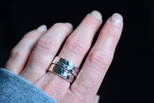 Recycled Hammered Sterling Silver Bands