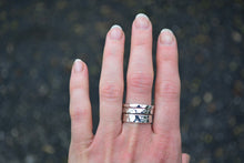 Recycled Hammered Sterling Silver Bands