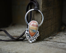 Desert Jasper Door Knocker Necklace