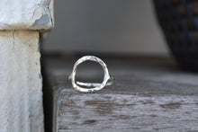 Circle Hammered Stacking Ring