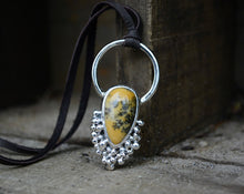 Dendritic Agate Door Knocker Necklace