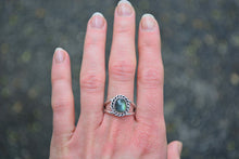 Labradorite Roped Double Band Ring