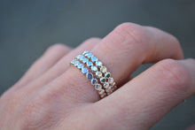 Flat Beaded Stacking Rings