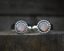 Peach man in Moonstone Signet Rings