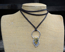 Dendritic Agate Door Knocker Necklace