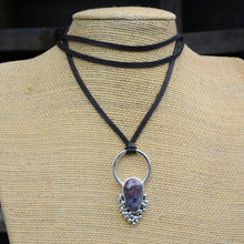 Bird Agate Door Knocker Necklace