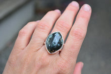 Clear Creek Plasma Agate Ring // Size 8
