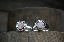 Peach man in Moonstone Signet Rings