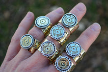 Brass Bullet Ring // Size 8