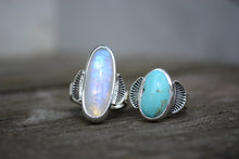 Moonstone Sunburst Ring Size 7