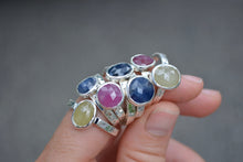 Rose Cut Sapphire Rings